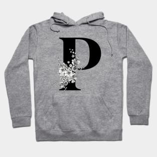 O alphabet Botanical cherry blossom sakura flowers Hoodie